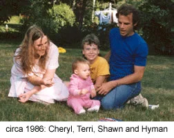 Cheryl, Terri, Shawn and Hyman, circa 1986